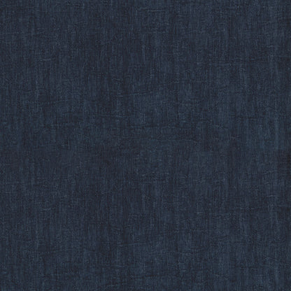 Dark navy outfit on model with straight-cut silhouette; minimalist casual wear in soft fabric.