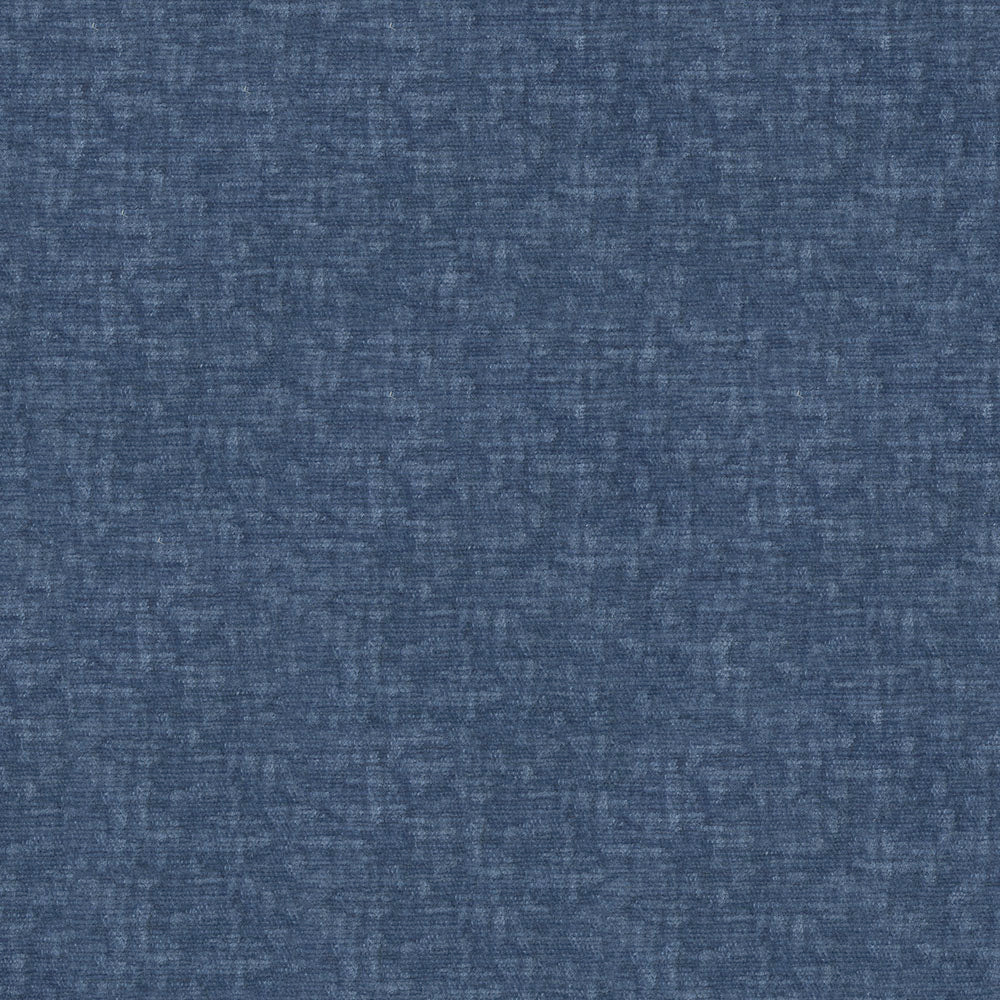Close-up of blue solid fabric with a subtle woven texture.