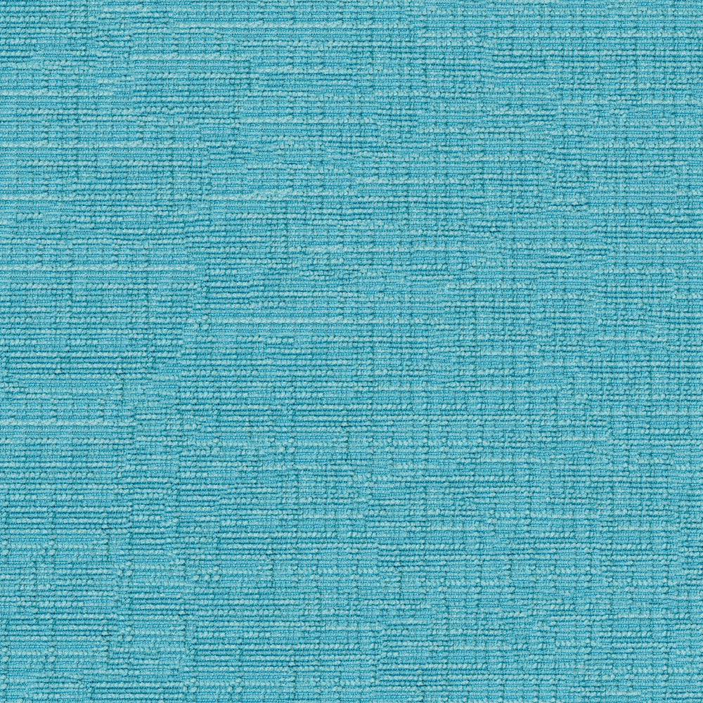 Turquoise solid fabric with subtle texture, suitable for upholstery.