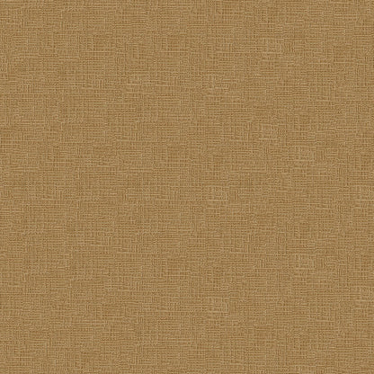 Mustard-brown woven fabric texture with subtle crosshatch, upholstery swatch for cushions or furniture.