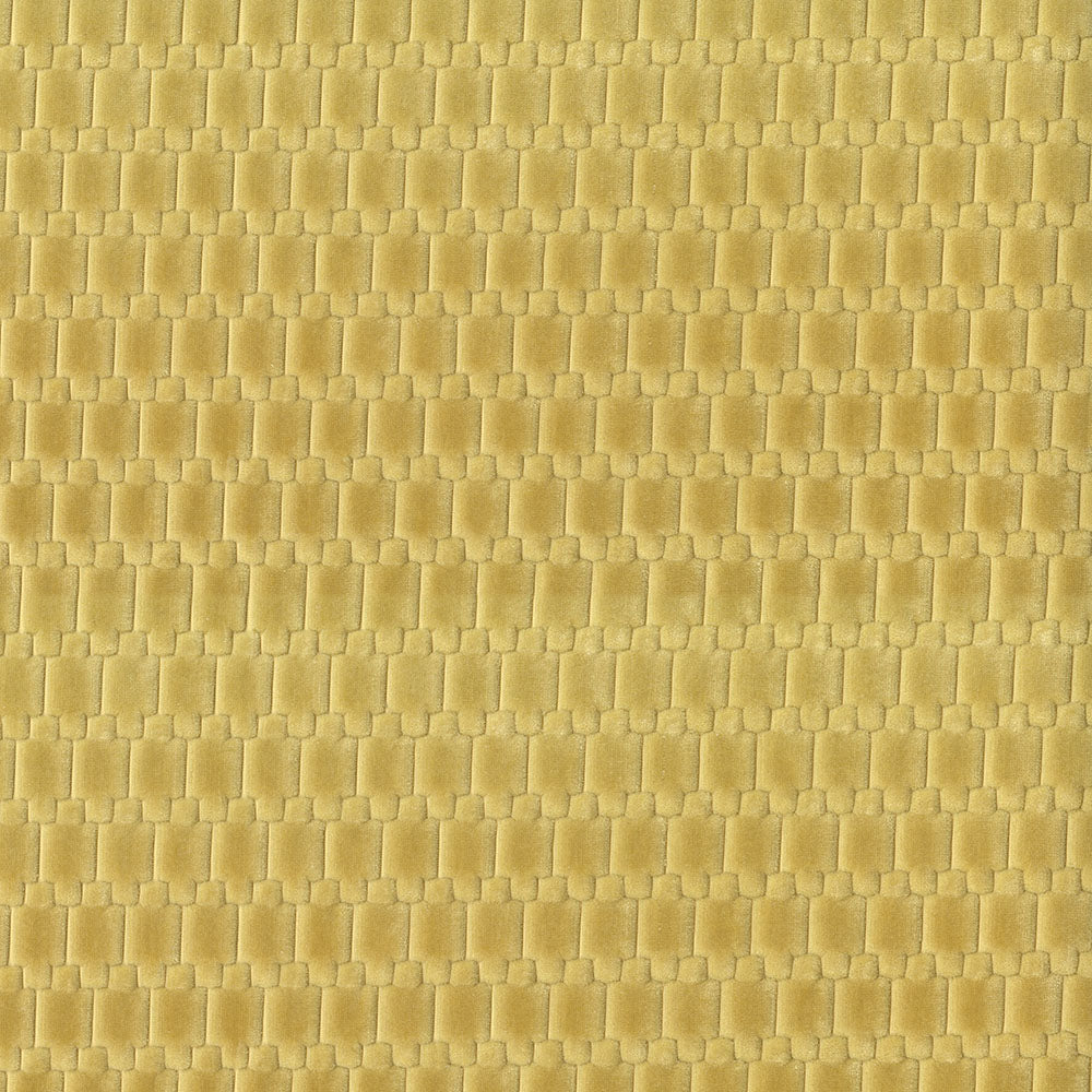NICHOLASJOHN INC NJ-CHARM Citrine Velvet,Geometric   Fabric - NJ25-2059