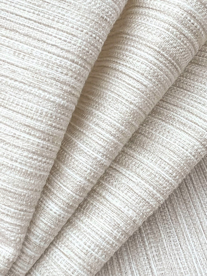 York Wallcoverings Classic Wovens Trousseau Ibis White York High Performance Textile Wallcovering Traditional Weaves Whites and Off-Whites  Wallpaper - 200-01