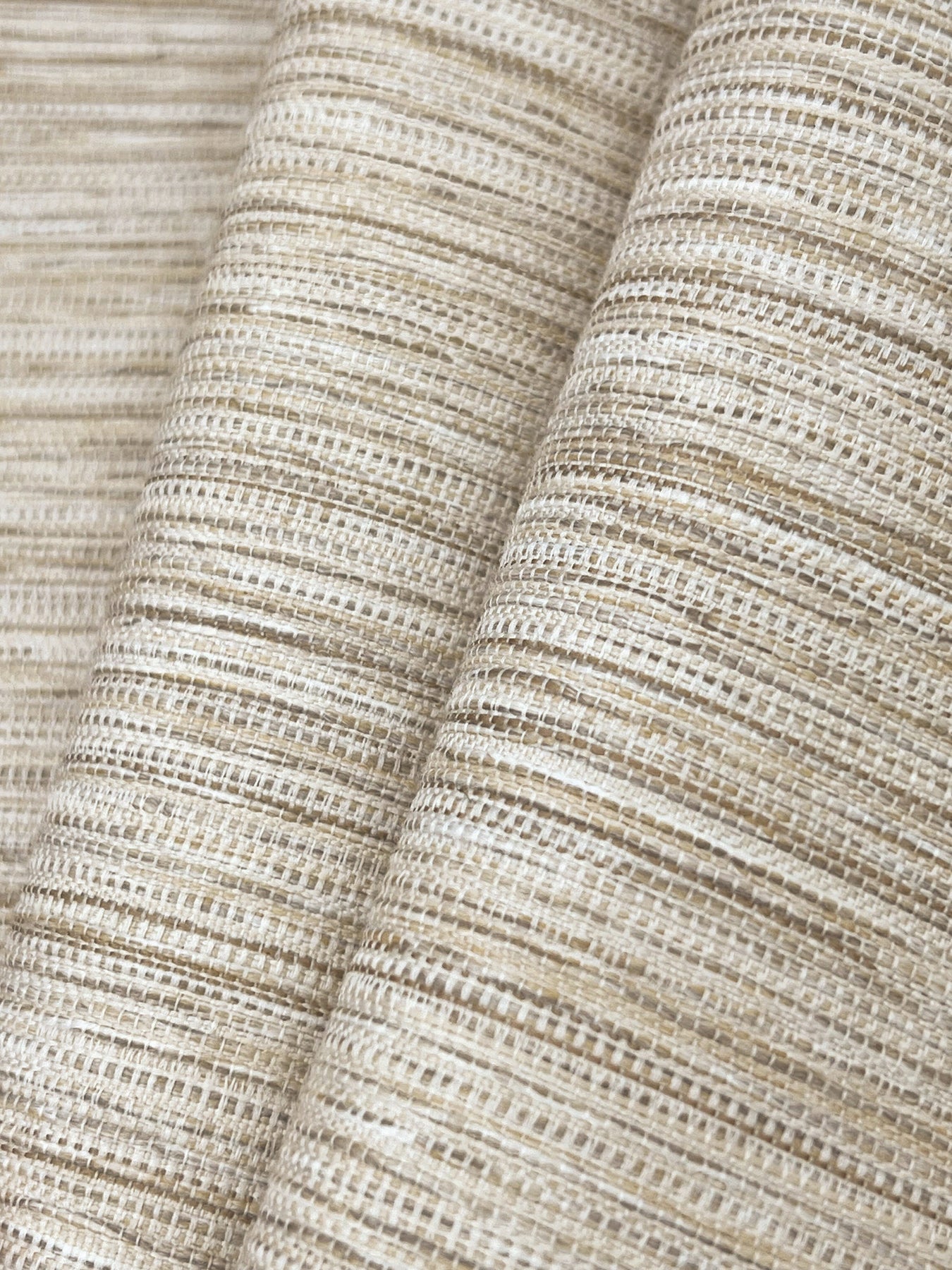 York Wallcoverings Classic Wovens Trousseau Cream York High Performance Textile Wallcovering Traditional Weaves Whites and Off-Whites  Wallpaper - 200-03