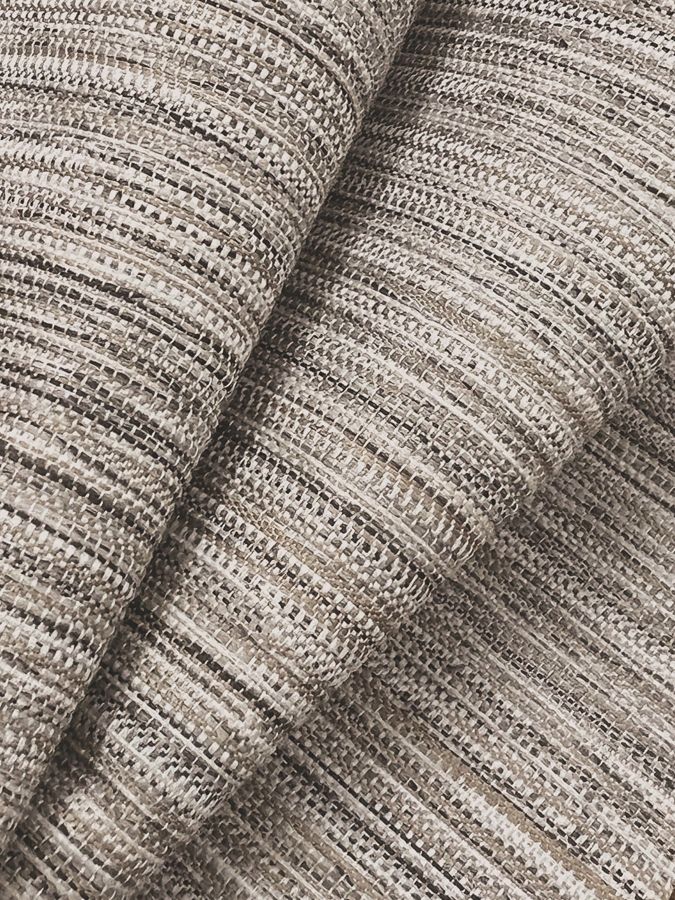 York Wallcoverings Classic Wovens Trousseau Mushroom York High Performance Textile Wallcovering Traditional Weaves Browns  Wallpaper - 200-08