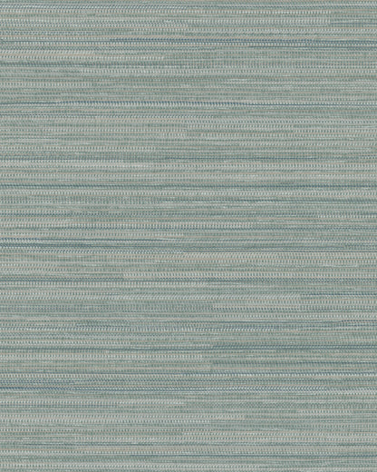 York Wallcoverings RoomMates Trousseau Aqua York High Performance Textile Wallcovering Traditional Weaves Blues  Wallpaper - 200-14