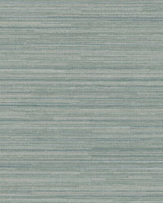 York Wallcoverings RoomMates Trousseau Aqua York High Performance Textile Wallcovering Traditional Weaves Blues  Wallpaper - 200-14