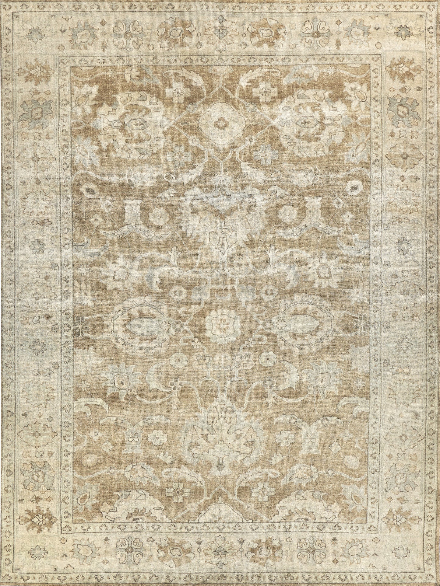 EXQUISITE RUGS   Antique Weave Oushak Indoor Hand Knotted    - 2001-10'X14'