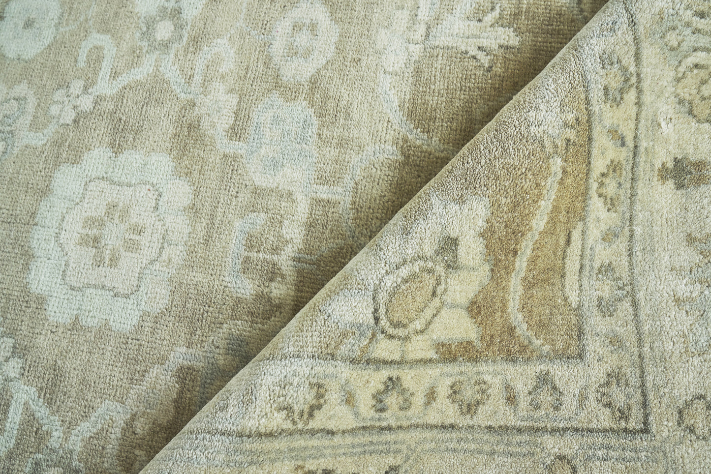 EXQUISITE RUGS   Antique Weave Oushak Indoor Hand Knotted    - 2001-10'X14'