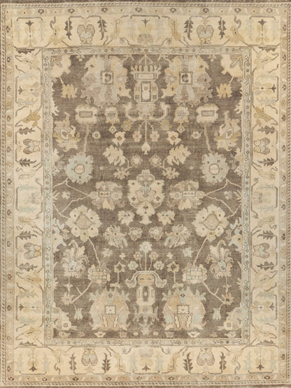 EXQUISITE RUGS   Antique Weave Oushak Indoor Hand Knotted    - 2003-9'X12'