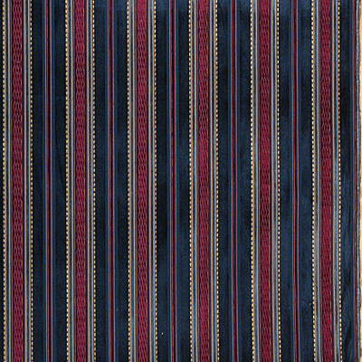 LEE JOFA VELVET STRIPES BLUE,BURGUNDY/RED,YELLOW   - 2004004.50.0