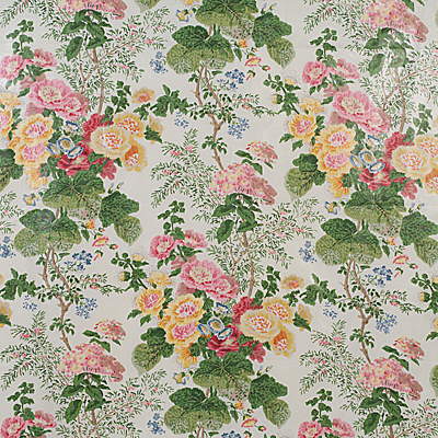 LEE JOFA PRINT BOTANICAL & FLORAL WHITE,PINK,GREEN   - 2005100.101.0