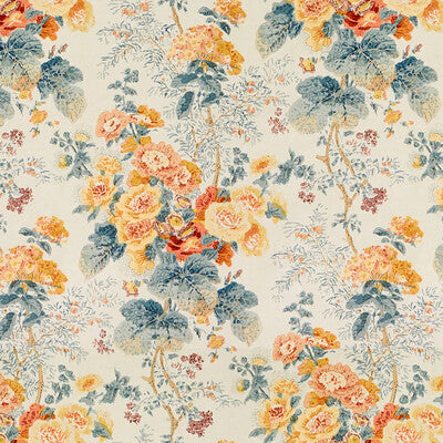 LEE JOFA PRINT BOTANICAL & FLORAL MULTI,YELLOW,ORANGE   - 2005100.512.0