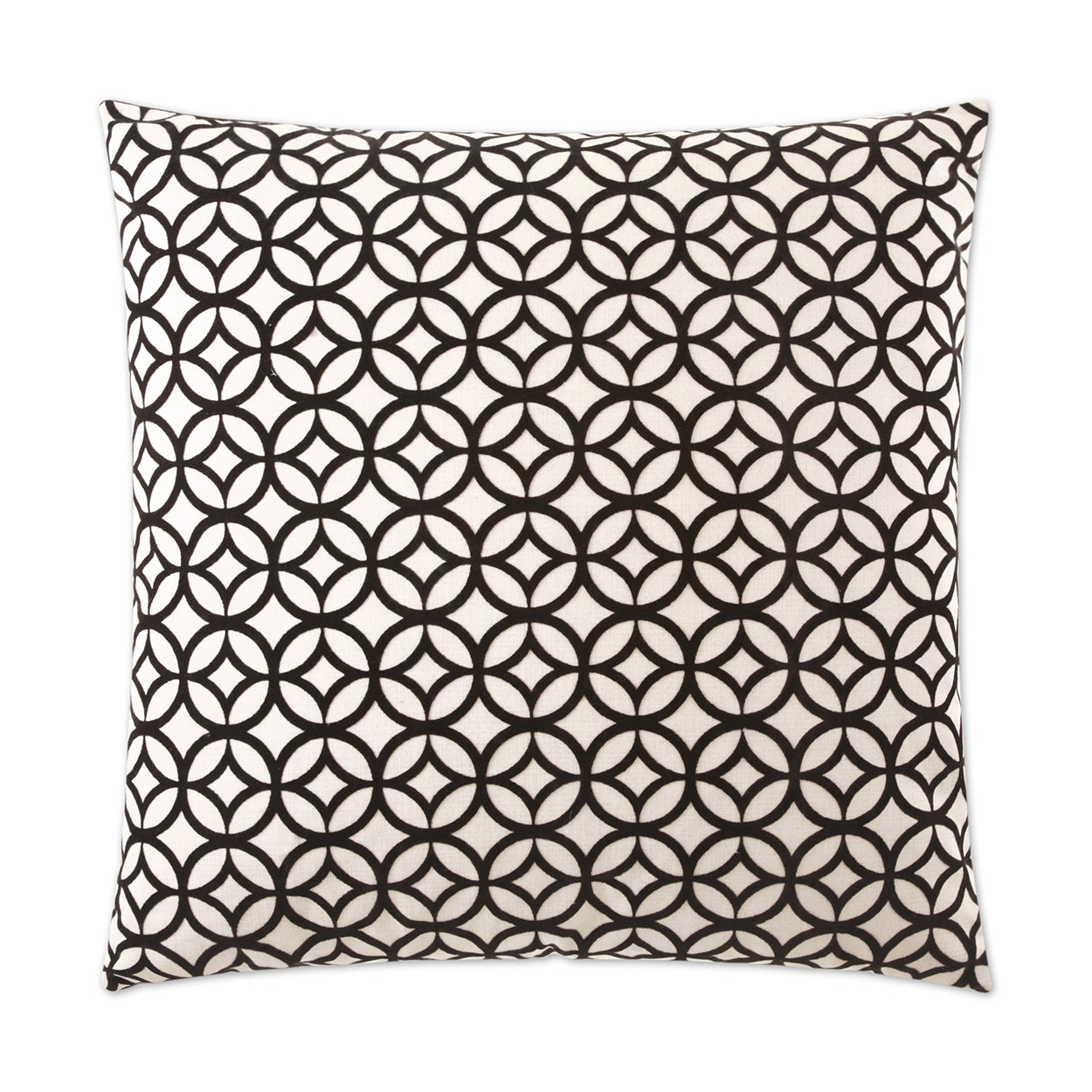 D.V. KAP HOME   24" x 24" Prisim Pillow Traditional, Circular - Dots    - 2007-2424