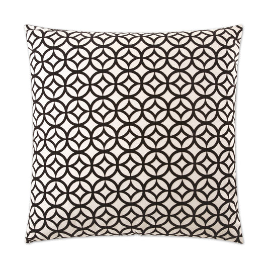 D.V. KAP HOME   24" x 24" Prisim Pillow Traditional, Circular - Dots    - 2007-2424