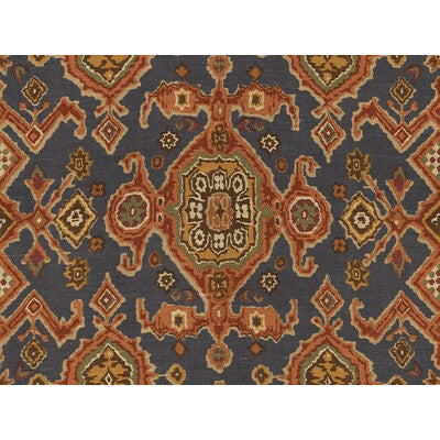 LEE JOFA PRINT GLOBAL BLUE,ORANGE,BURGUNDY/RED   - 2009145.15.0