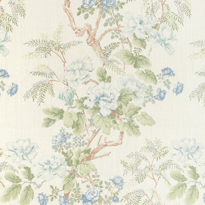 Lee Jofa - Chinese Peony Blue (2009164-153) Fabric