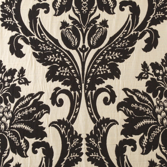 D.V. KAP HOME 2010-B-YARD Beatrice Fabric - Black Traditional  Black   - Beatrice