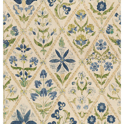 LEE JOFA PRINT MEDALLION / SUZANI / PERSIAN BEIGE,BLUE,GREEN   - 2010120.53.0