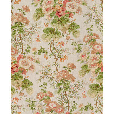 LEE JOFA PRINT BOTANICAL & FLORAL BEIGE,ORANGE,GREEN   - 2011118.73.0