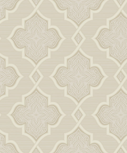 Etten Studios  Trellis Geometric Transitional Beige, Ivory, , Glitter   - 2011207