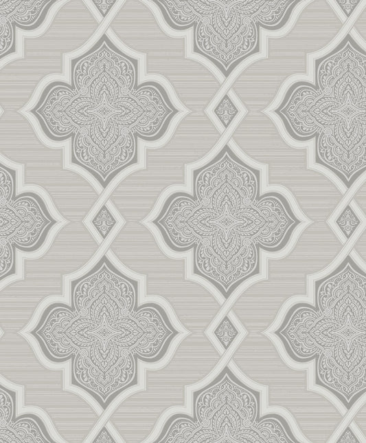 Etten Studios  Trellis Geometric Transitional Silver, Gray, , Glitter   - 2011208