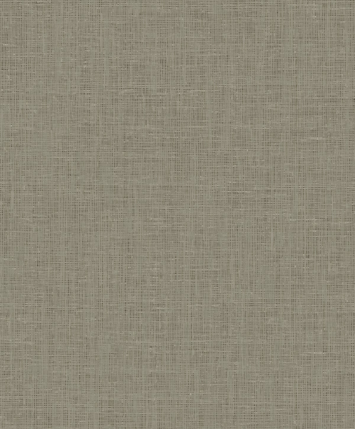 Etten Studios  Elegant Burlap Linen Transitional Taupe , Silver   - 2011406