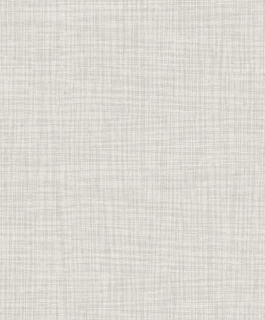 Etten Studios  Elegant Burlap Linen Transitional Silver , Beige   - 2011417