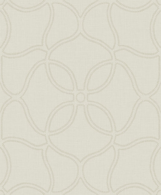 Etten Studios  Geo Lattice Geometric Transitional Alabaster , Tan   - 2011505
