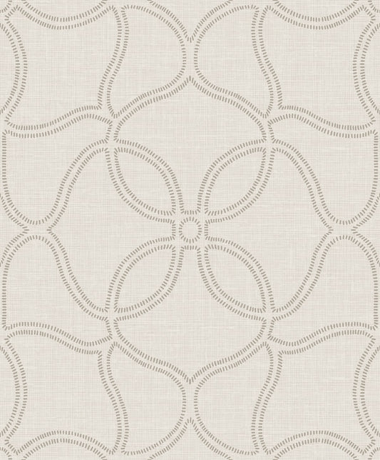 Etten Studios  Geo Lattice Geometric Transitional Taupe , Cream   - 2011506