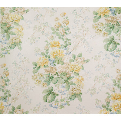 LEE JOFA PRINT BOTANICAL & FLORAL WHITE,YELLOW,GREEN   - 2012114.43.0