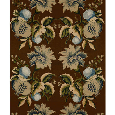 LEE JOFA PRINT  BROWN,BLUE,GREEN   - 2012142.650.0