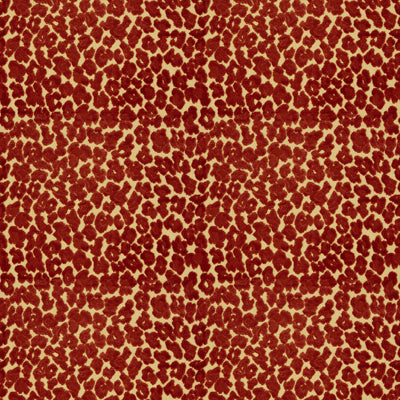 LEE JOFA VELVET ANIMAL SKINS BURGUNDY/RED,,   - 2012148.19.0