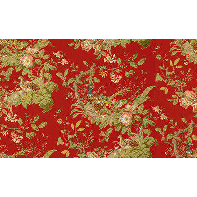 LEE JOFA PRINT FLORA & FAUNA BURGUNDY/RED,MULTI,   - 2013135.943.0