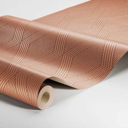 SCHUMACHER  Borastapeter GARBO   TERRACOTTA , GOLD   - 2014