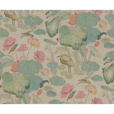 LEE JOFA PRINT FLORA & FAUNA MULTI,PINK,GREEN   - 2016100.723.0