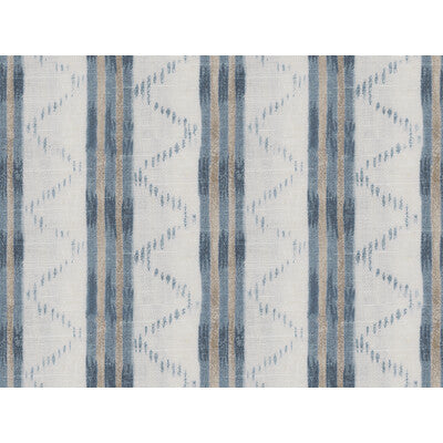 LEE JOFA PRINT STRIPES INDIGO,BLUE,   - 2017106.5.0