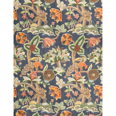 LEE JOFA PRINT FLORA & FAUNA MULTI,BLUE,   - 2017133.5.0