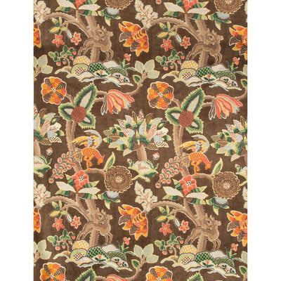 LEE JOFA PRINT FLORA & FAUNA MULTI,BROWN,   - 2017133.6.0