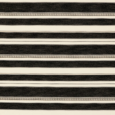 LEE JOFA  STRIPES BLACK,IVORY,   - 2017143.811.0