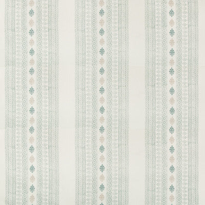 LEE JOFA EMBROIDERY STRIPES TURQUOISE,SPA,   - 2017168.123.0