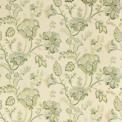 LEE JOFA EMBROIDERY BOTANICAL & FLORAL GREEN,CELERY,   - 2017174.233.0