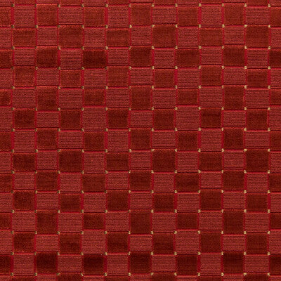 LEE JOFA VELVET PLAID / CHECK RED,BURGUNDY/RED,   - 2019118.19.0