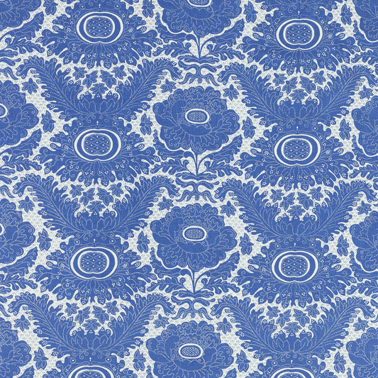 SCHUMACHER  RAOUL TEXTILES ANANAS BY RAOUL PRINTS PRINTS CIEL   - 201B18