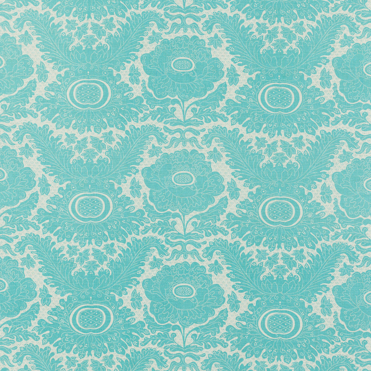 SCHUMACHER  RAOUL TEXTILES ANANAS BY RAOUL PRINTS PRINTS LAKE   - 201N80