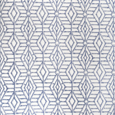 LEE JOFA PRINT LATTICE/SCROLLWORK BLUE,BLUE,   - 2020113.155.0