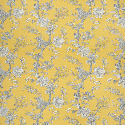 LEE JOFA PRINT  YELLOW,DARK BLUE,   - 2020120.450.0