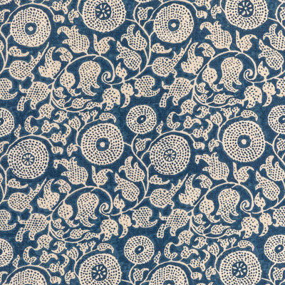 LEE JOFA PRINT GLOBAL DARK BLUE,INDIGO,BLUE   - 2020204.50.0