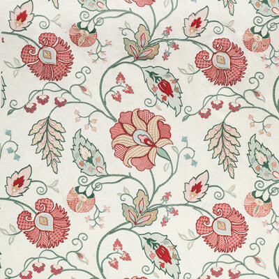 LEE JOFA EMBROIDERY JACOBEANS MULTI,RED,PINK   - 2020215.97.0