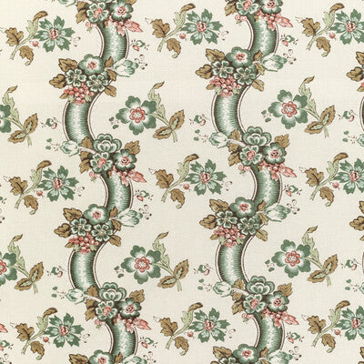 LEE JOFA PRINT JACOBEANS GREEN,PINK,   - 2020217.317.0