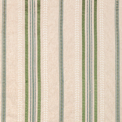 LEE JOFA EMBROIDERY STRIPES GREEN,BLUE,   - 2020223.315.0